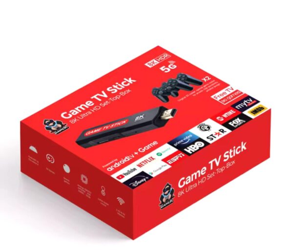 173204Consola Consola De Videojuegos Game Tv Stick 8k