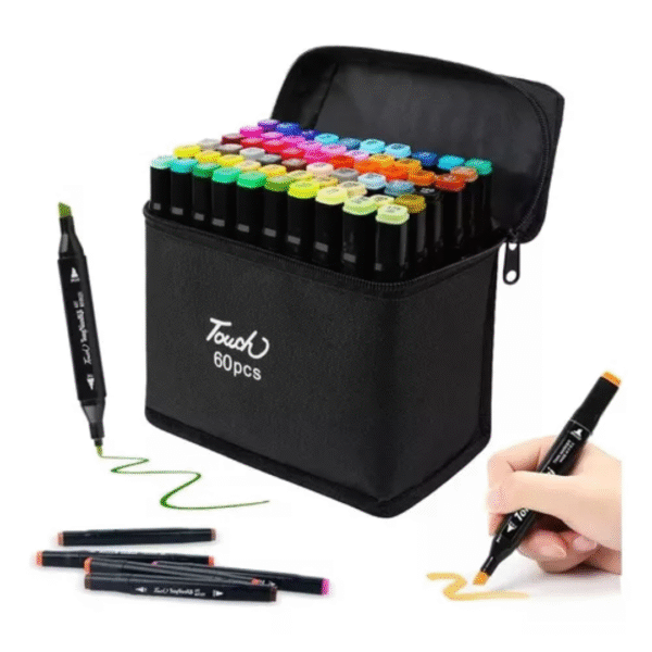 Set De Plumones 60 Marcadores