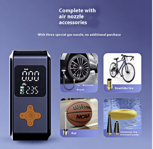 Compresor de Aire Portátil para Auto con Linterna
