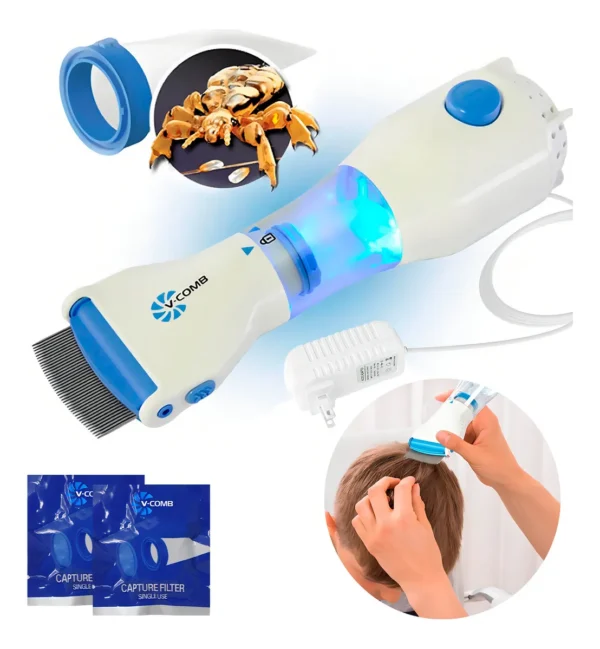 176Aspirador EliminPiojos Aspirador Eliminador de Piojos y Liendres V-Combo TTVC01