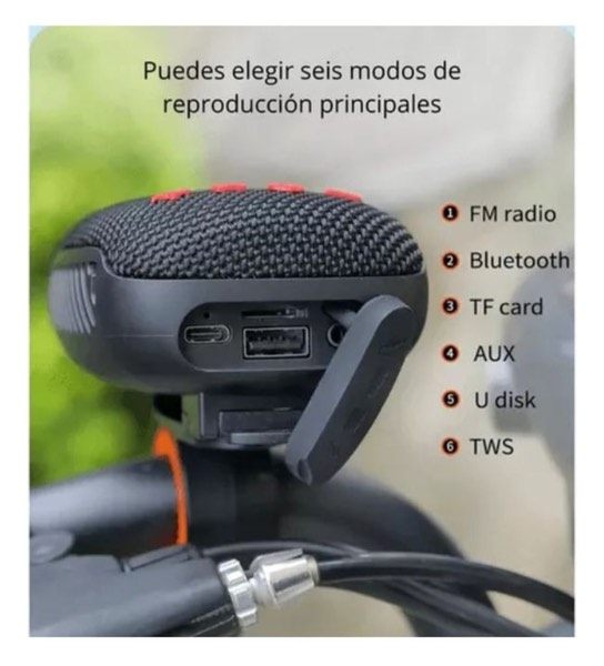 Parlante Bluetooth para Bicicleta