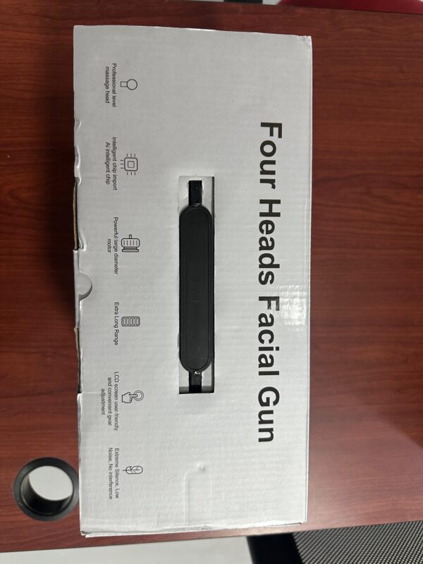 17MasajeadCorp4Cab Masajeador Corporal de Percusión 4 Cabezales JBY-328