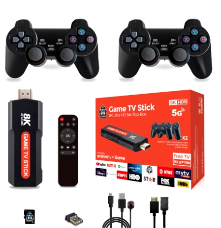 Consola_Tvstick Consola De Videojuegos Game Tv Stick 8k