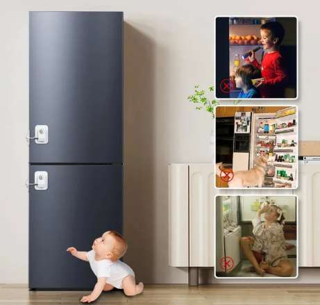 1761158508Cerradura Para Refrigerador 02 Cerradura de Seguridad para Refrigerador con Llave