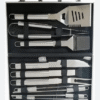 Juego de Cubiertos BBQ Parrillero Profesional en Acero Inoxidable
