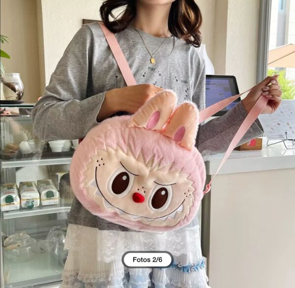 Morral Infantil Labubu 3D Peluche Premium